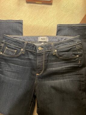 Paige Women's Kylie Cropped Jeans Dark Wash Stretch